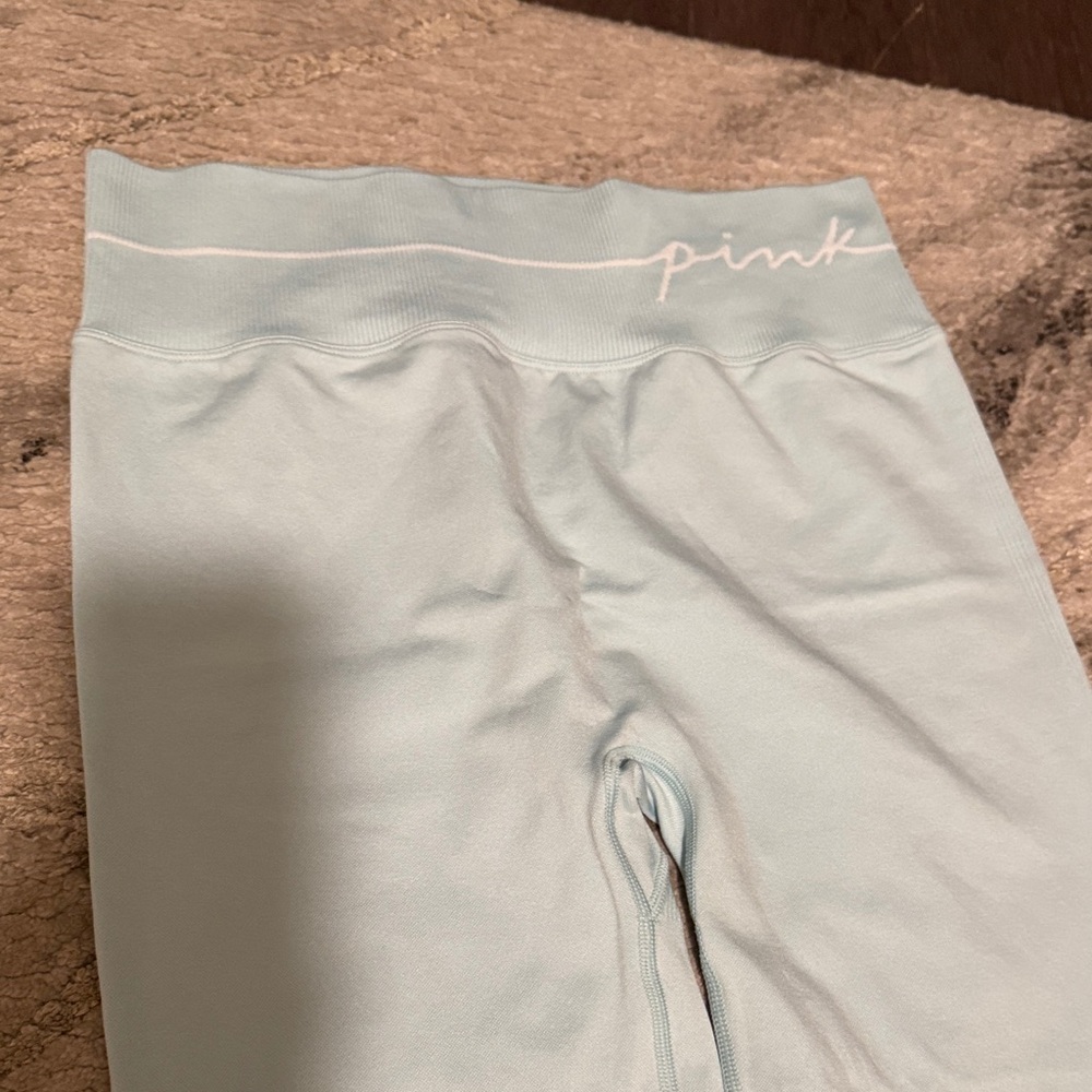 PINK Victoria's Secret Soft Blue Leggings